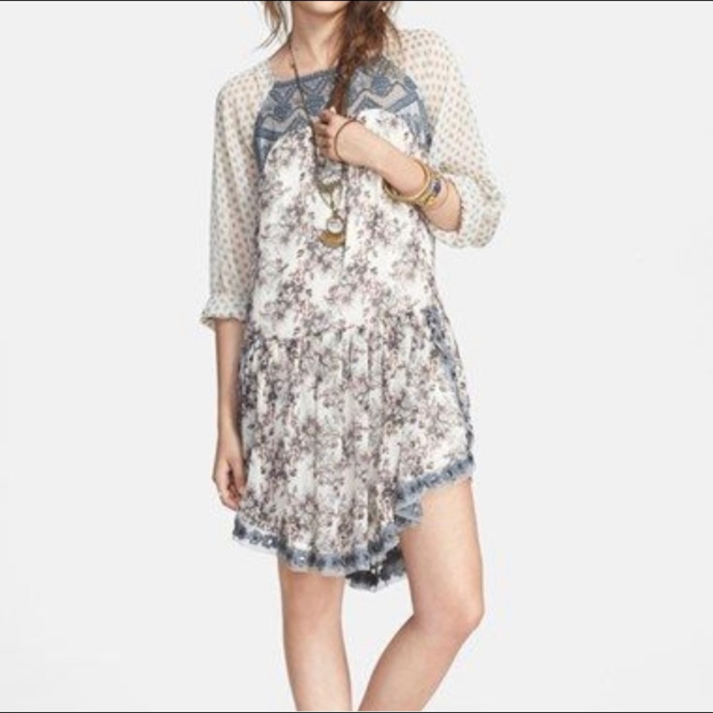 Free People Elsie Embroidered Dress